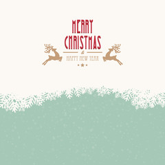 merry christmas snowflakes winter background