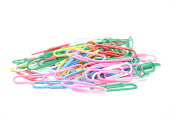 Naklejka premium Paper clips