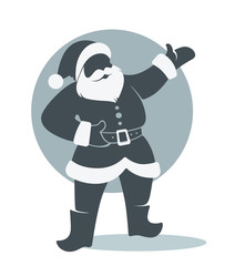 Santa Claus Vector silhouette
