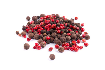 Red and black peppercorn.