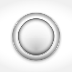 Round Gray Button