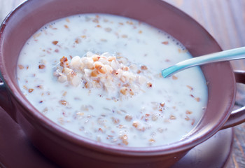 buckwheat with milk