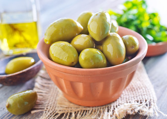 green olives