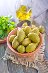 green olives