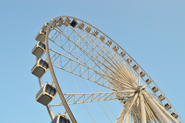 Fototapeta premium Big Ferris wheel at Asiatique