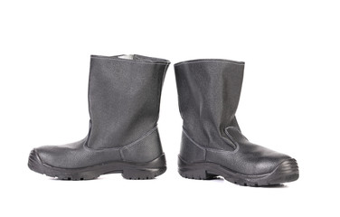 Pair of black shoes.