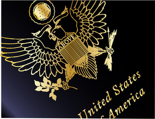 USA Passport Closeup
