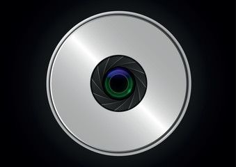 Camera lens shutter
