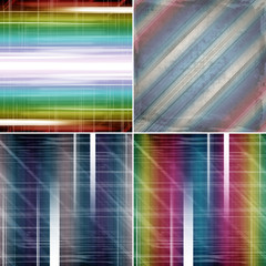 set of abstract color backgrounds