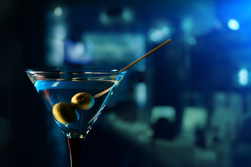 glass with martini