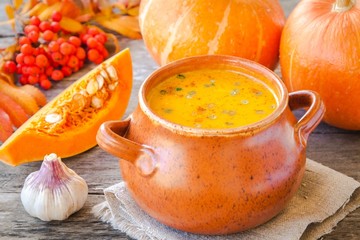 Pumpkin cream soup
