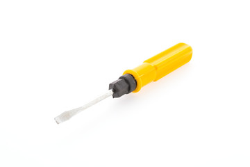 Screw driver isolated on white background