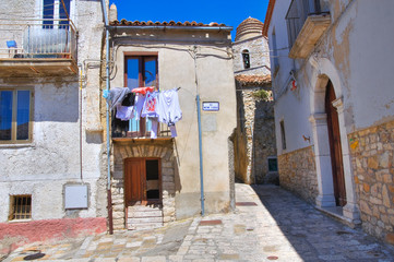 Alleyway. Pietragalla. Basilicata. Italy.