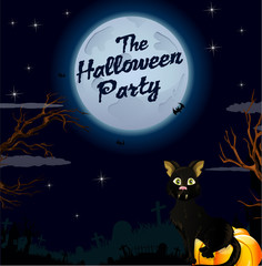 Halloween party background