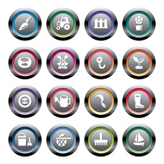 Agriculture and Fisheries Icons