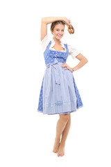 Hübsches Mädchen im Dirndl