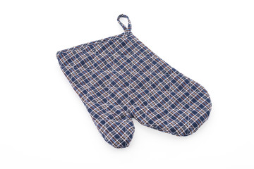 Mitten glove isolated on white background