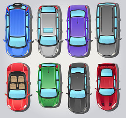 Vector Cars - Top view