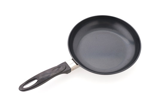 Iron pan isolated on white background