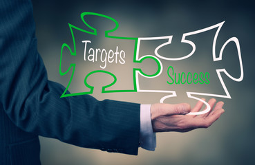 Targets & Success concept