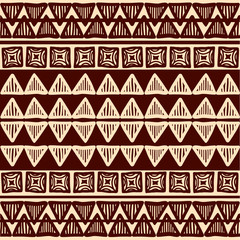 Striped tribal ornamental pattern