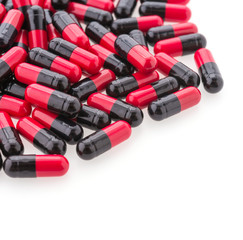 Tablet pill isolated on white background