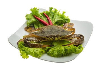 Raw crab