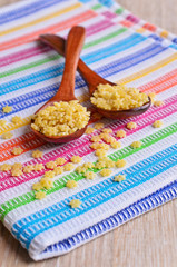 Pasta in the shape of a star