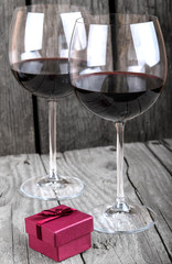 engagement ring romantic dinner glass of wine