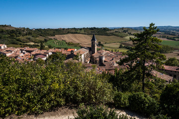 Paysage village Lautrec