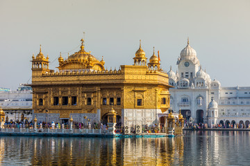 Obraz premium Sikh gurdwara Golden Temple.Amritsar,Punjab,India