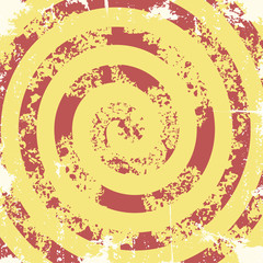 Abstract spiral grunge pattern background. Vector
