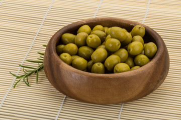 Green olives