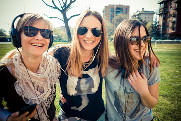 three beautiful friends authentic