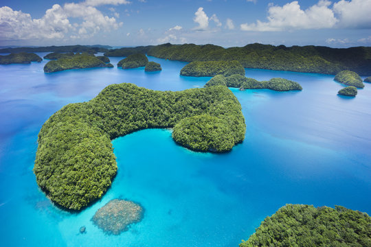 Micronesia, Palau, archipelago in the ocean