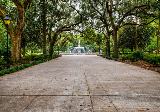 Forsyth Park In Savannah, GA