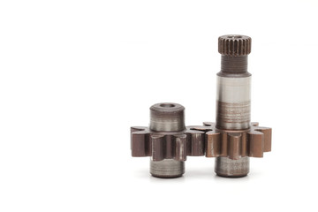 gear on the white background