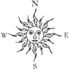 Windrose crying sun