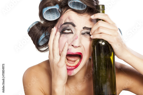 Image result for face of a drunk woman