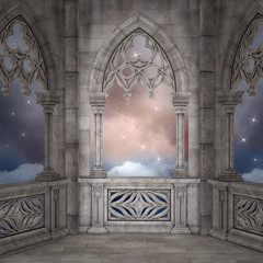 Elven palace background - 70855730