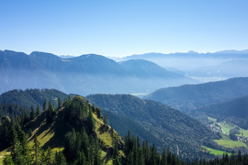 Fototapeta na wymiar view from the Laber mountain
