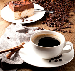 Kaffe und tiramisu 