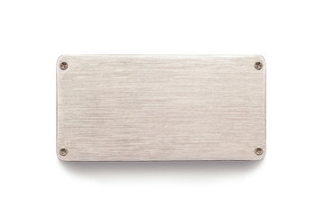 metal plate sign board