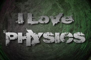 I Love Physics Concept