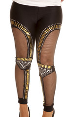 front fish net leggings