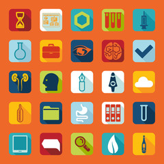 Set of medical icons