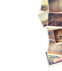 mosaic with pictures of defferent scenic and landscapes. collage