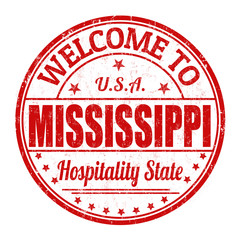 Welcome to Mississippi stamp