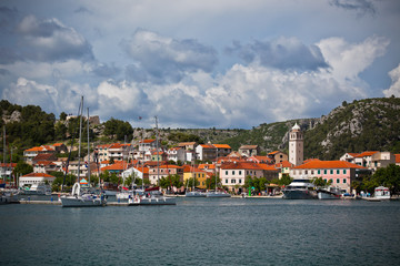 Fototapeta premium Skradin is a small historic town in Croatia