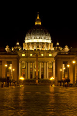 Fototapeta na wymiar Saint Peter's Basilica of Rome